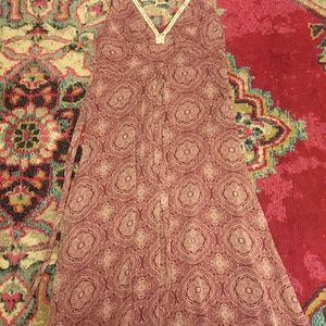 Jonathan Martin Beachy Boho festival coastal midi dress size 8